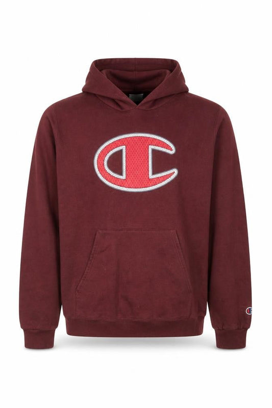 Mens UK XL Regular Champion Red Pullover Hoodie