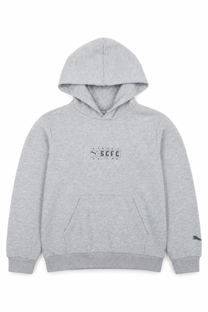 Puma Boys Grey Pullover Hoodie 11-12 Years SCFC Football Logo