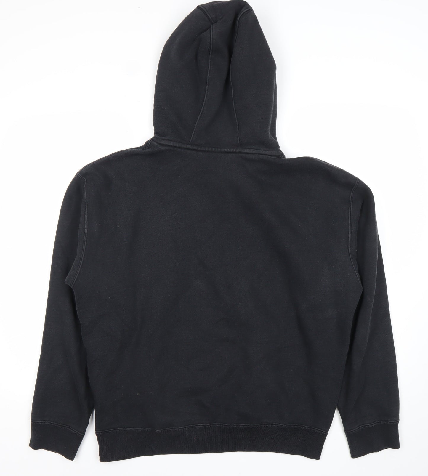Nike Men's Black Pullover Hoodie M Regular Fit Logo Pocket
