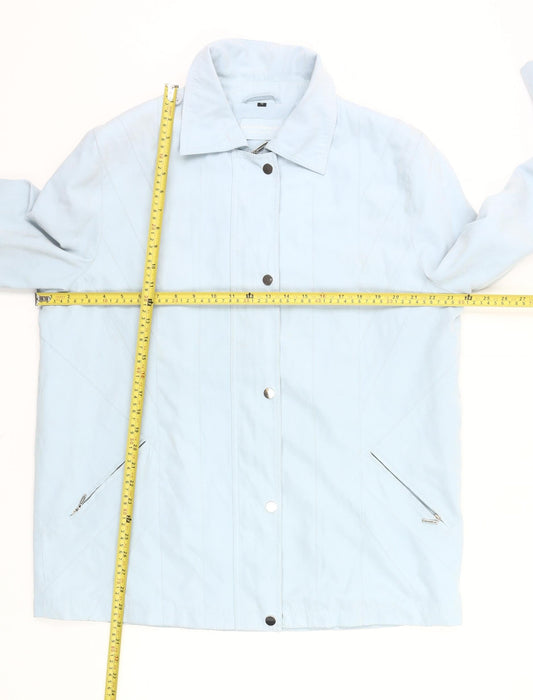 Katherine Hammond Womens Blue Size 16 Mid-Length Casual Jacket