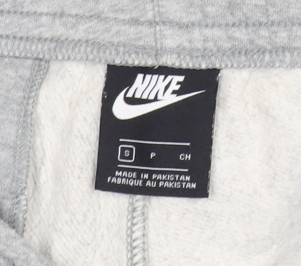 Nike Mens Grey Joggers Sweatpants Small Fleece Tapered Activewear