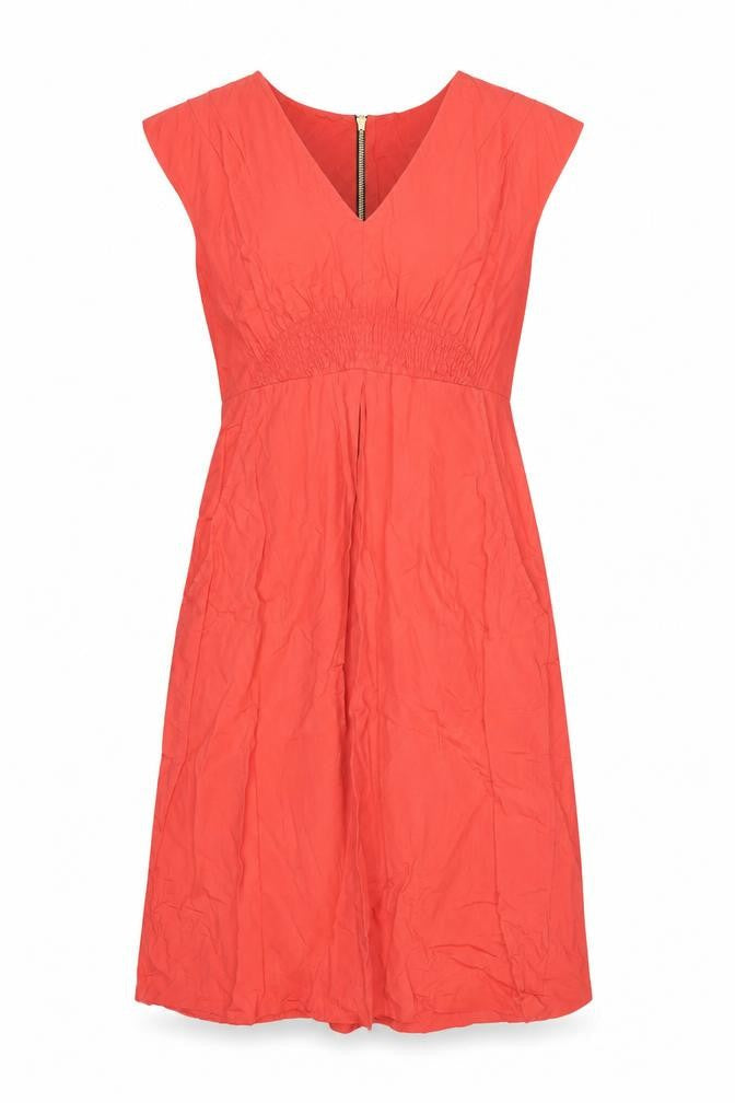 Joules Women’s Red Size 12 A-Line Sleeveless Knee Length Dress