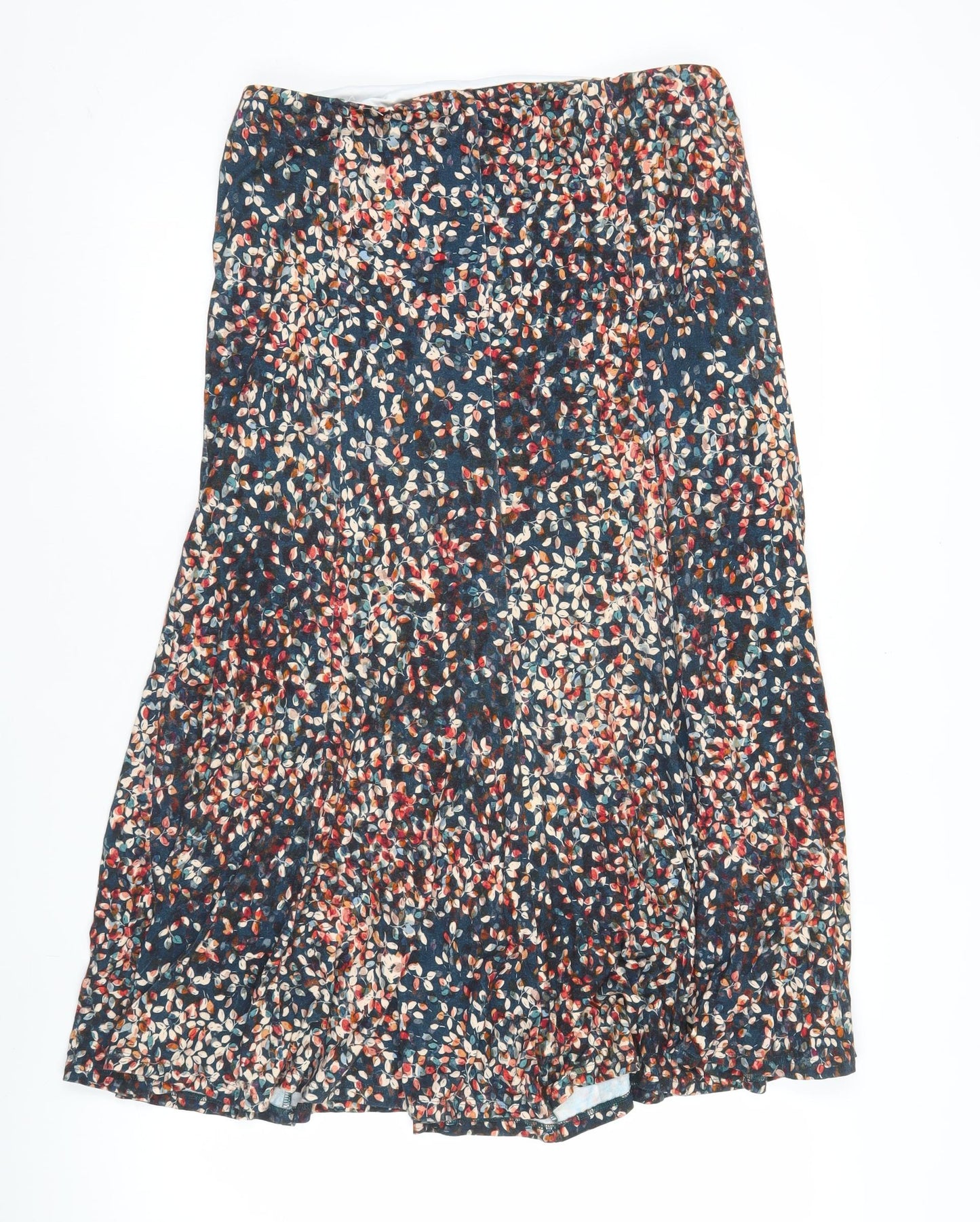 David Nieper Womens Multicoloured Floral A-Line Skirt Size 14