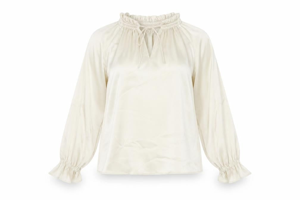Marks and Spencer Womens Ivory Blouse Size 6 Halter Tunic Style
