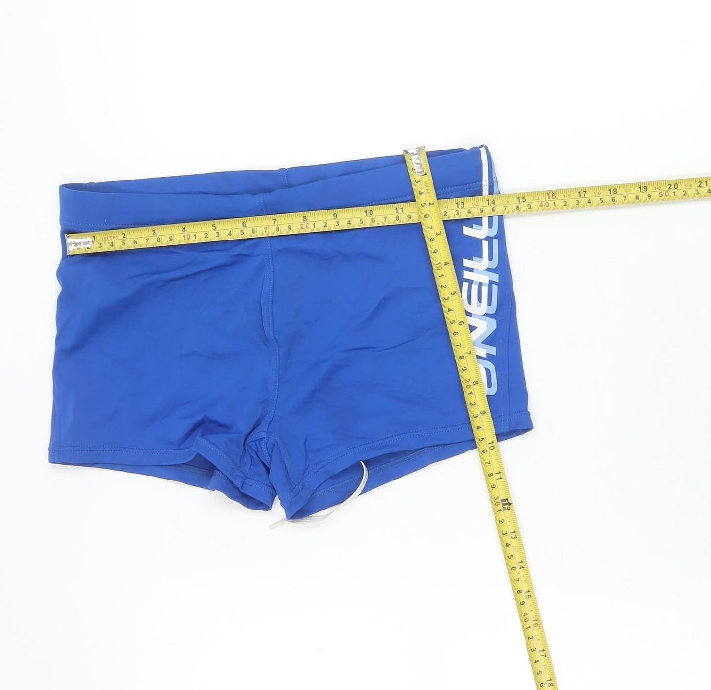 O'Neill Mens Blue Square Leg Trunks Swim Shorts Size M Polyamide