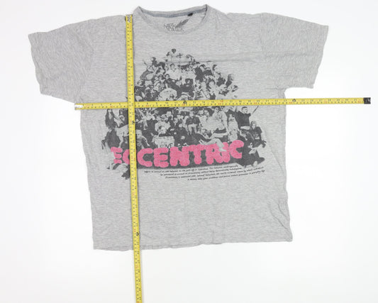 Dark Image by Petroleum Men's Grey XL Graphic Print T-Shirt