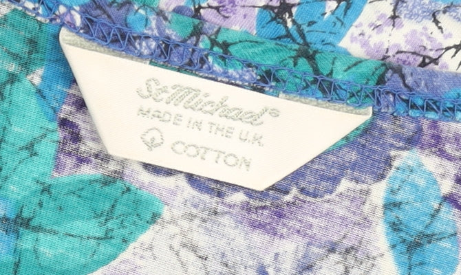 St Michael Womens Multicoloured Cotton Sleeveless Floral Playsuit UK 8-10