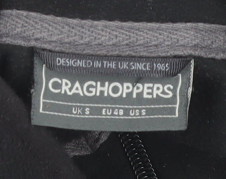 Craghoppers Men's Black S Full Zip Fleece Jacket Outdoor Hiking