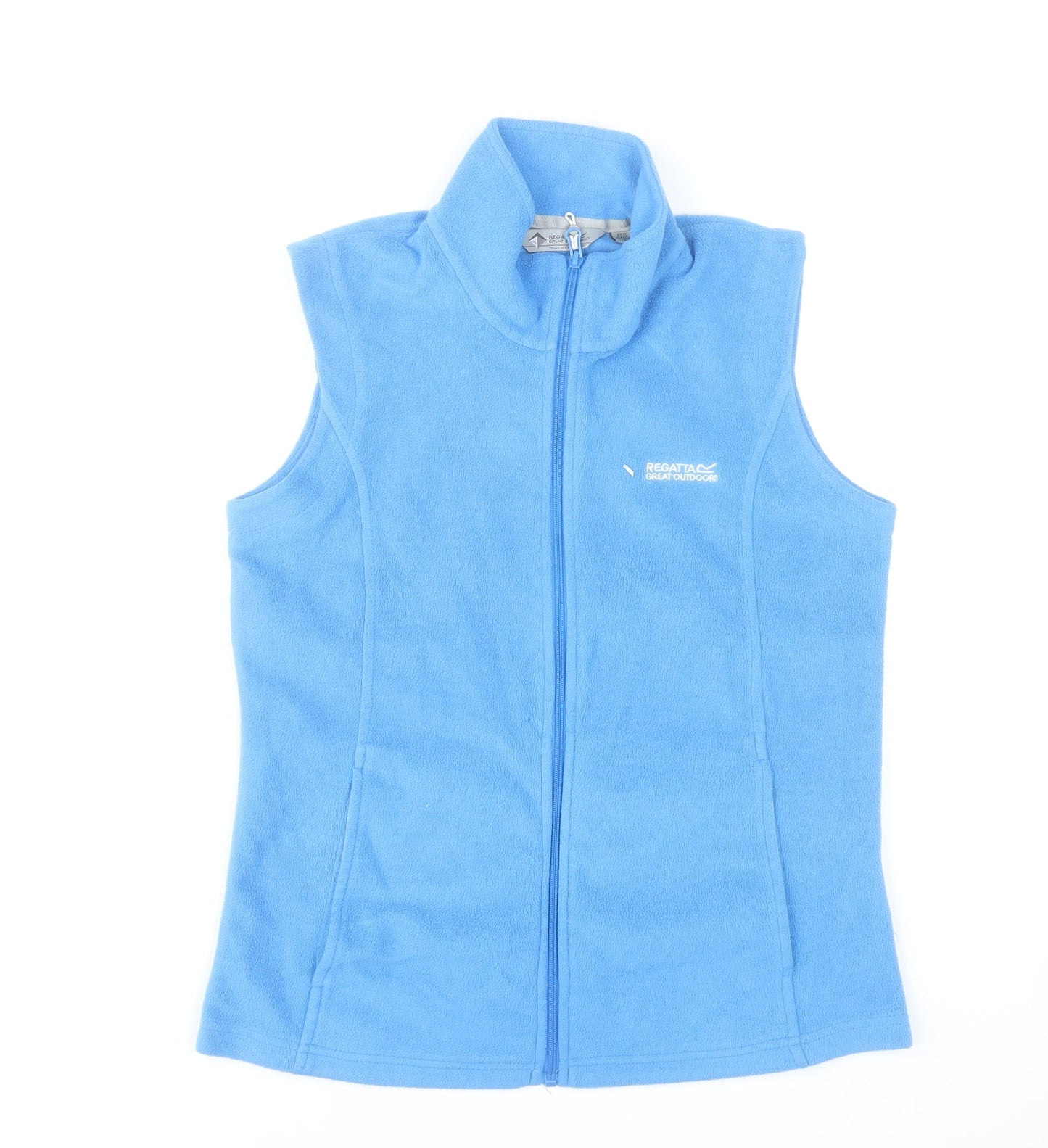 Regatta Women’s Blue Fleece Waistcoat UK 12 Sleeveless Zip