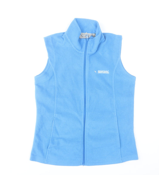 Regatta Women’s Blue Fleece Waistcoat UK 12 Sleeveless Zip