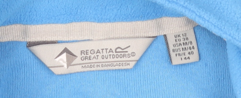 Regatta Women’s Blue Fleece Waistcoat UK 12 Sleeveless Zip