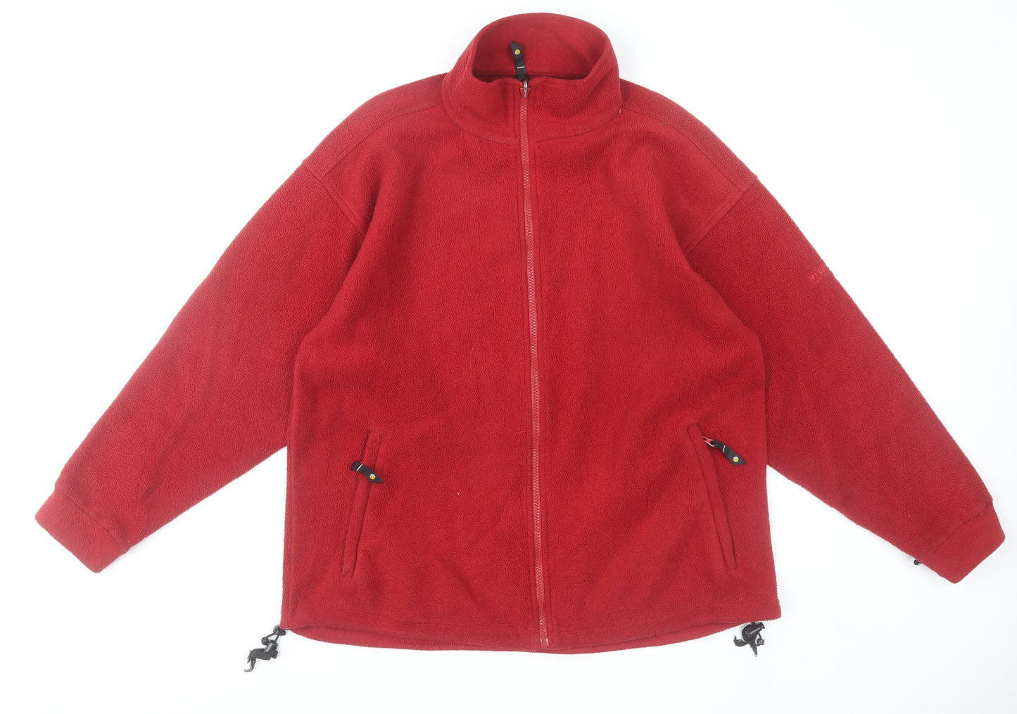 Regatta Womens Red Fleece Jacket UK 14 Full Zip Outdoor Coat