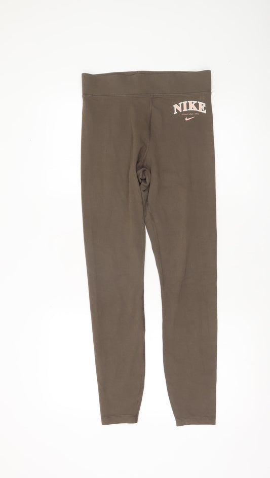 Nike Women’s Brown Medium Leggings Stretch Activewear