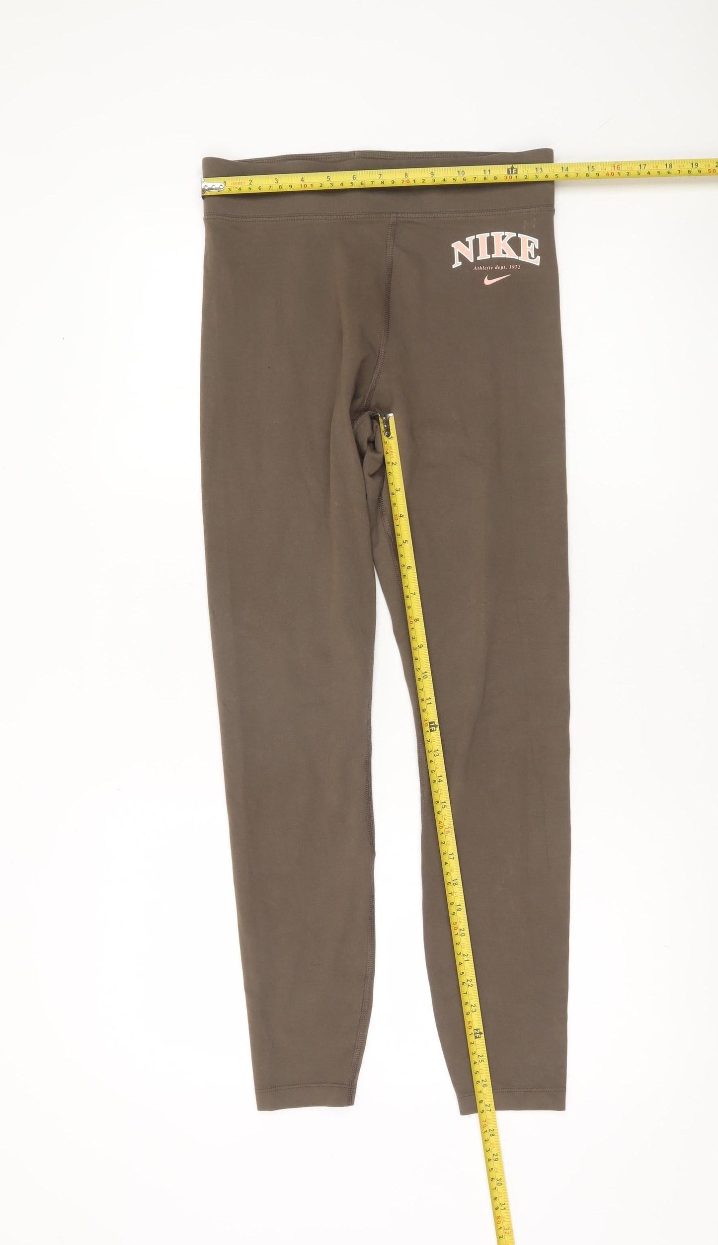 Nike Women’s Brown Medium Leggings Stretch Activewear