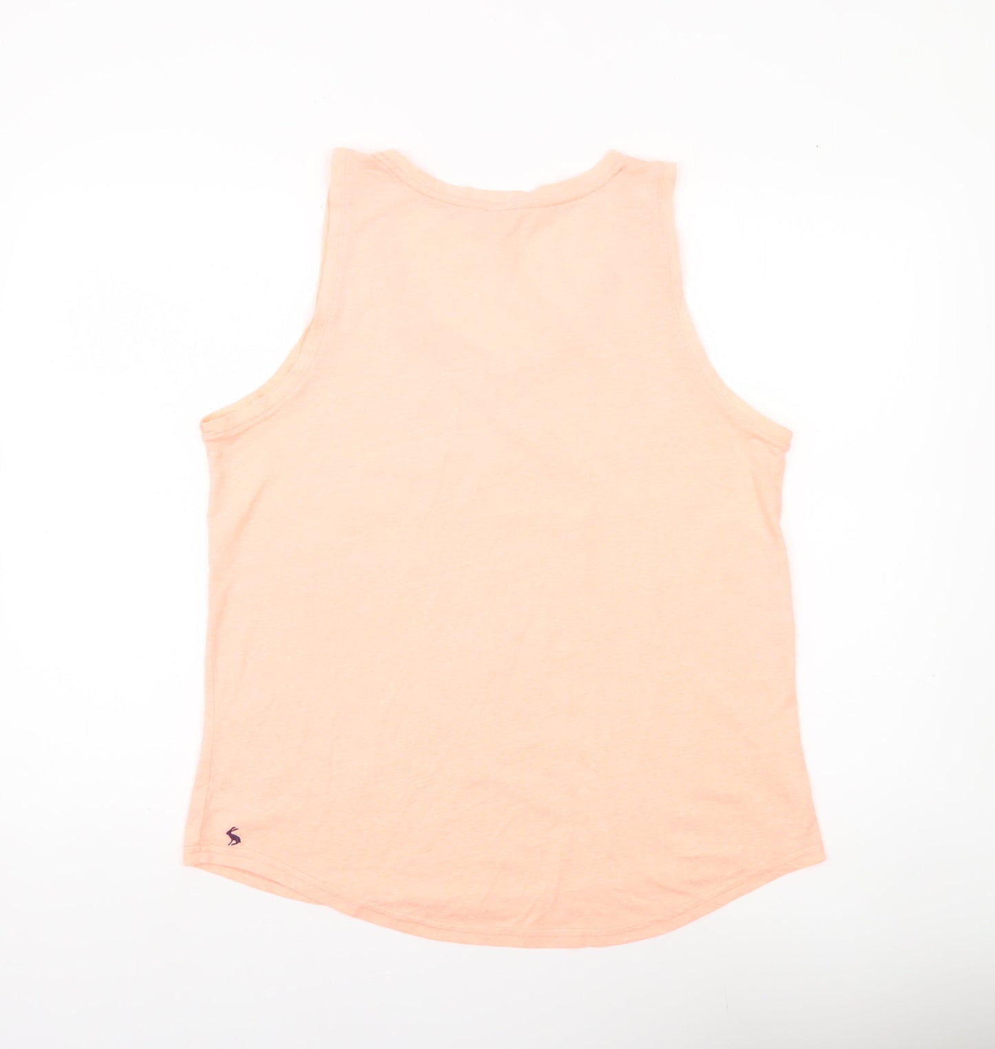 Joules Womens Pink Tank Top Size 16 Scoop Neck Sleeveless Summer Casual