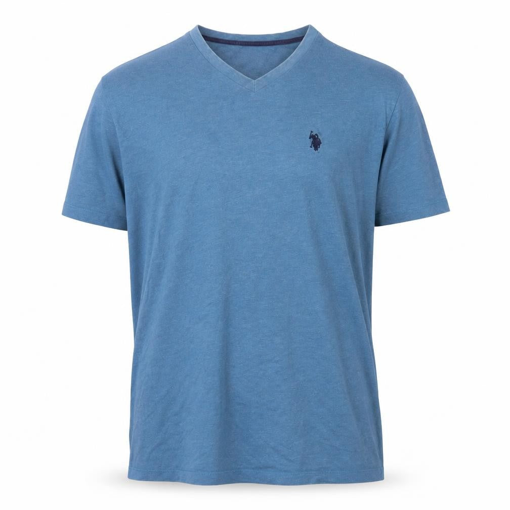 Mens UK Size M U.S. Polo Assn. Blue  Cotton Blend T-Shirt