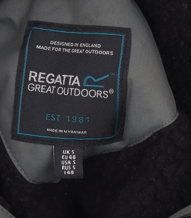 Regatta Men's Grey Waterproof Winter Parka Jacket Size S