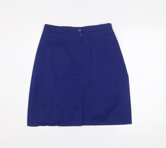 Hunter Women’s Blue Knee Length Pencil Skirt Size 14 Workwear