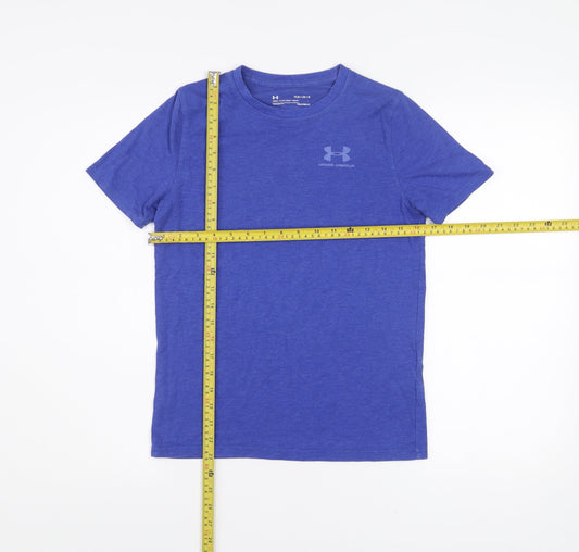 Under Armour Boys Blue 13-14Y Short Sleeve Active T-Shirt