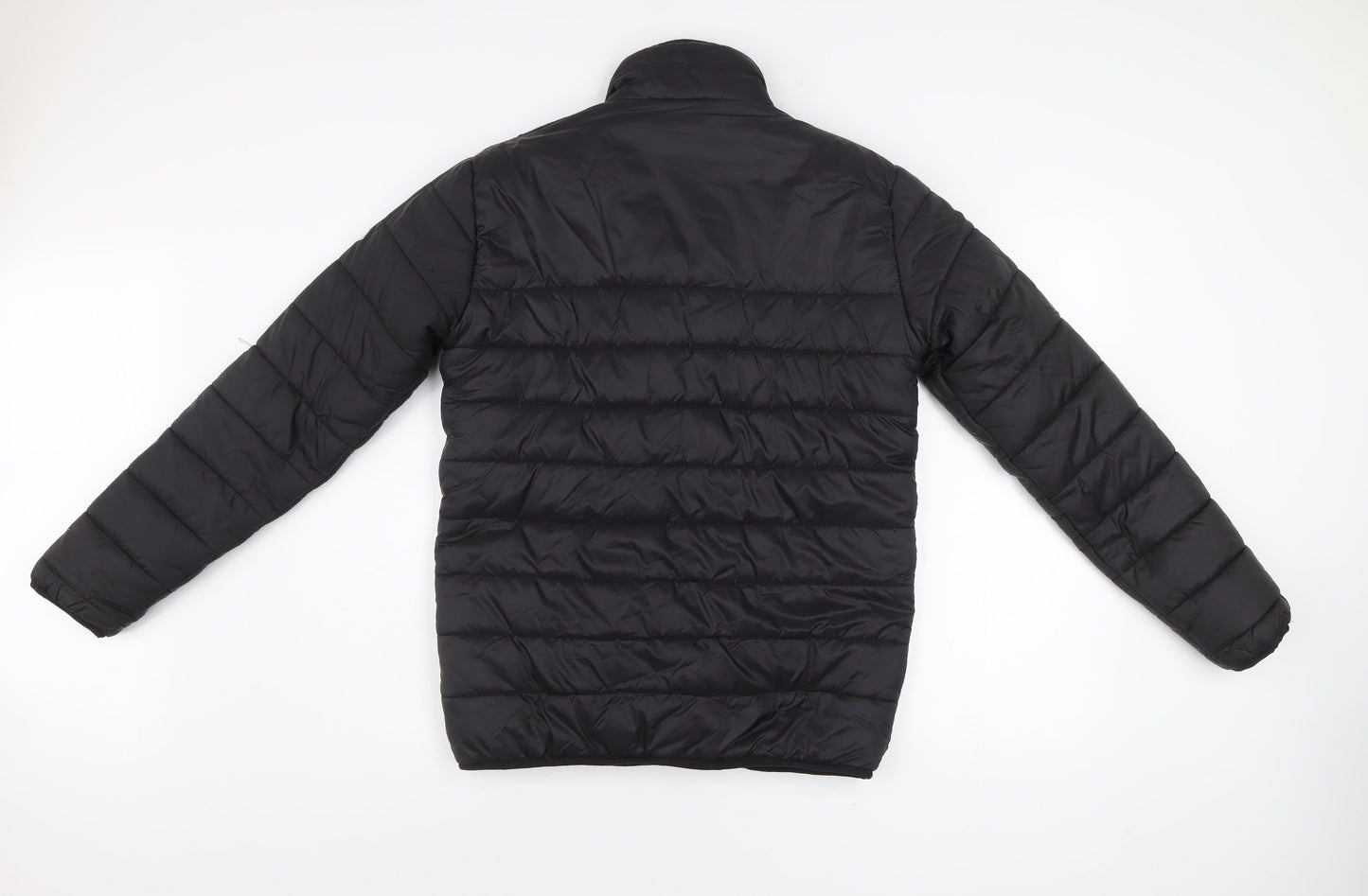 Regatta Men’s Black Puffer Jacket S Regular Fit Stand Collar