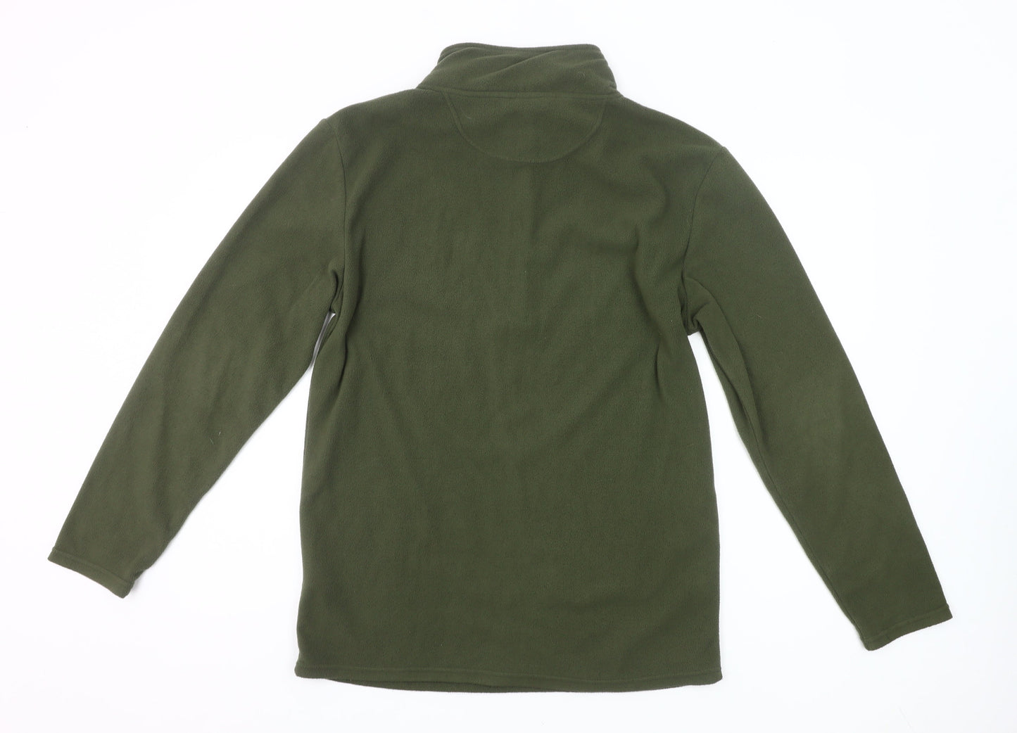 Peter Storm Men’s Green Fleece Pullover Sweatshirt Small Outdoor Hiking