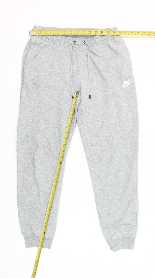 Nike Womens Grey Jogger Sweatpants Size M Casual Tapered Fit