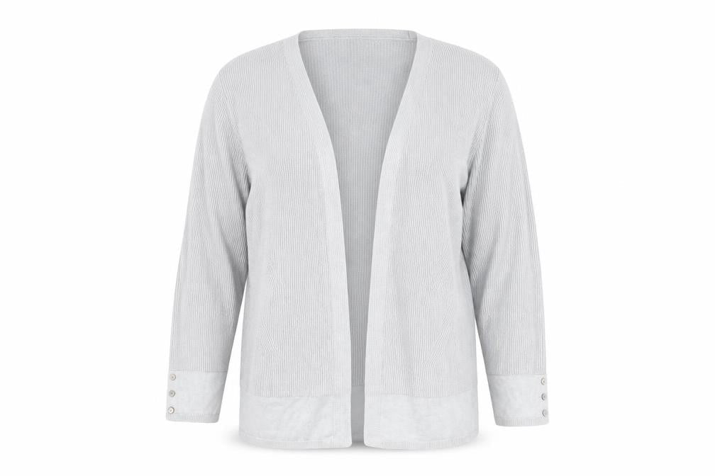 Marks and Spencer Women’s Grey V-Neck Long Sleeve Cardigan UK 18