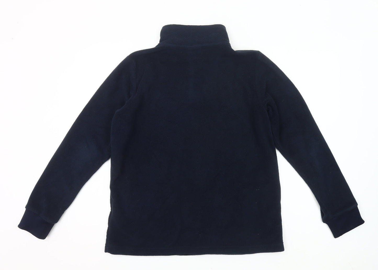 Nautica Men's Blue M Sailing Fleece Sweatshirt Pullover 1/4 Zip