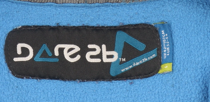 Dare 2B Mens Blue XL Fleece 1/4 Zip Sweatshirt Outdoor Hiking
