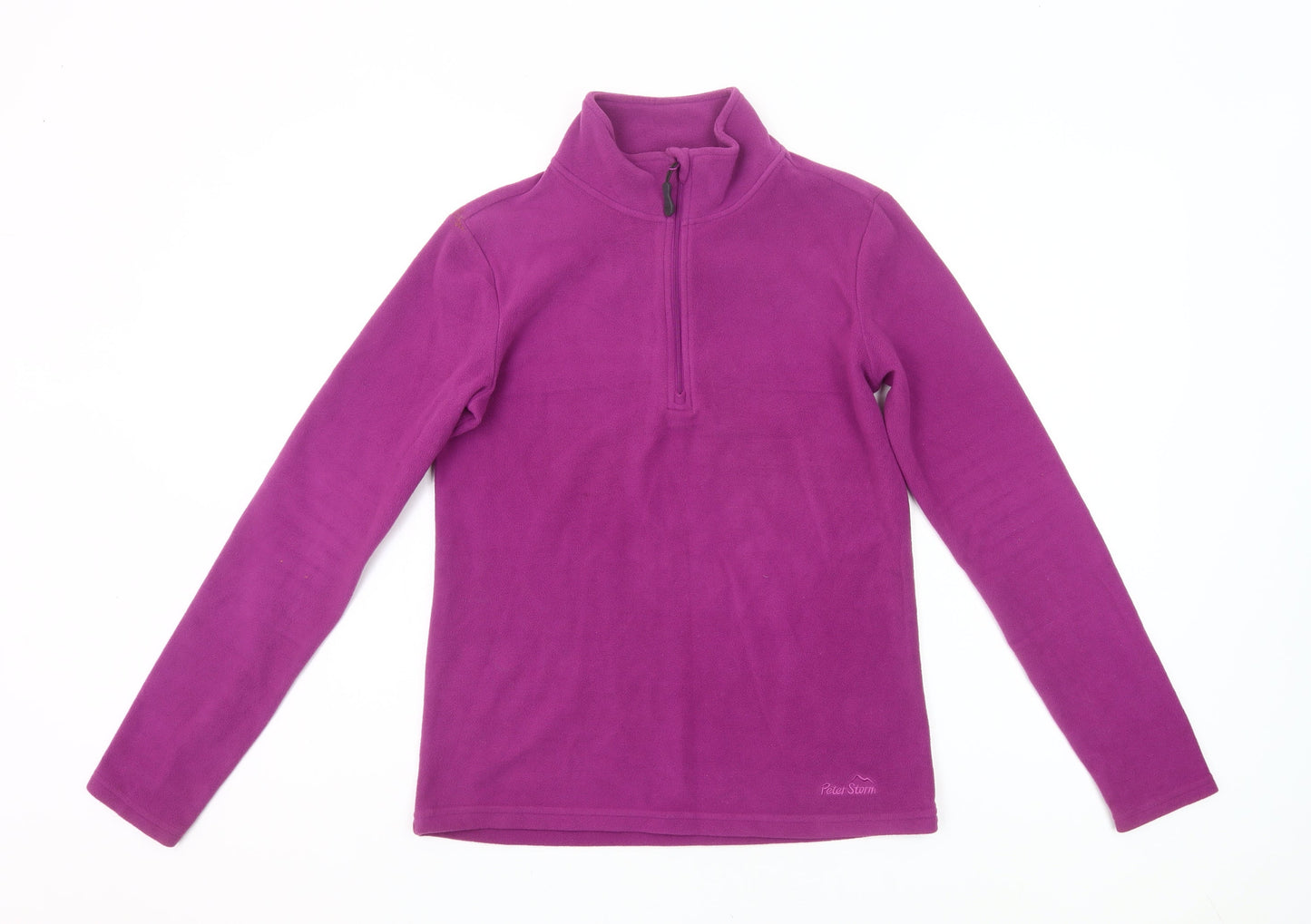 Peter Storm Women’s Purple Fleece Sweatshirt Size 10 Half Zip