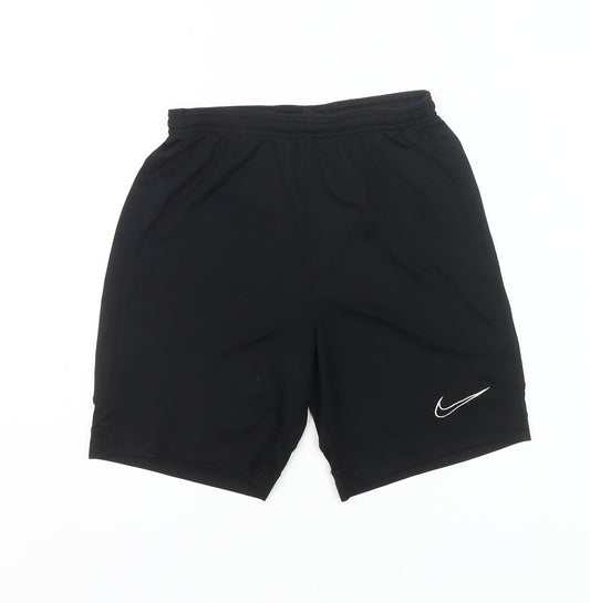 Nike Boys Black Dri-Fit Athletic Sports Shorts Size L 147-158cm