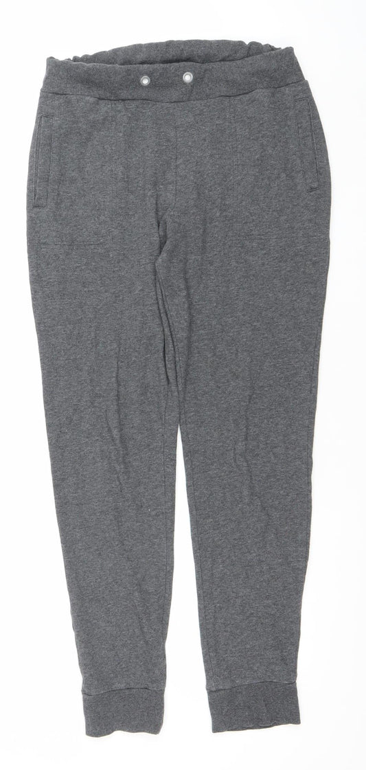 Bench Womens Grey Jogger Sweatpants S Cotton Blend Activewear Trousers