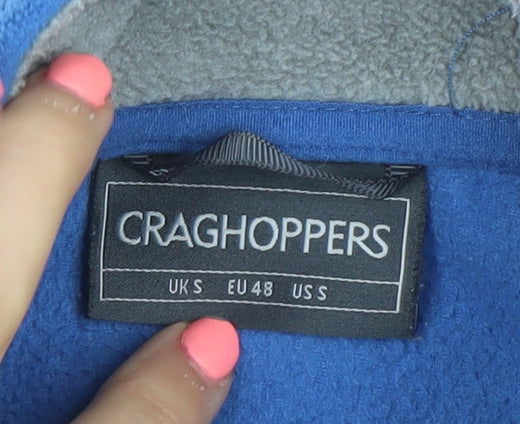 Craghoppers Men’s Blue Fleece Sweatshirt Size S 1/2 Zip Pullover