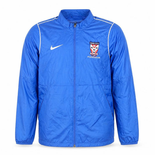 Nike Boys Blue Track Jacket 12-13 Years York City Foundation Sports Zip