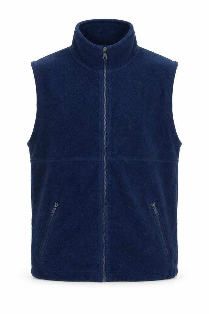 Fruit of the Loom Men's Blue Fleece Waistcoat Bodywarmer S