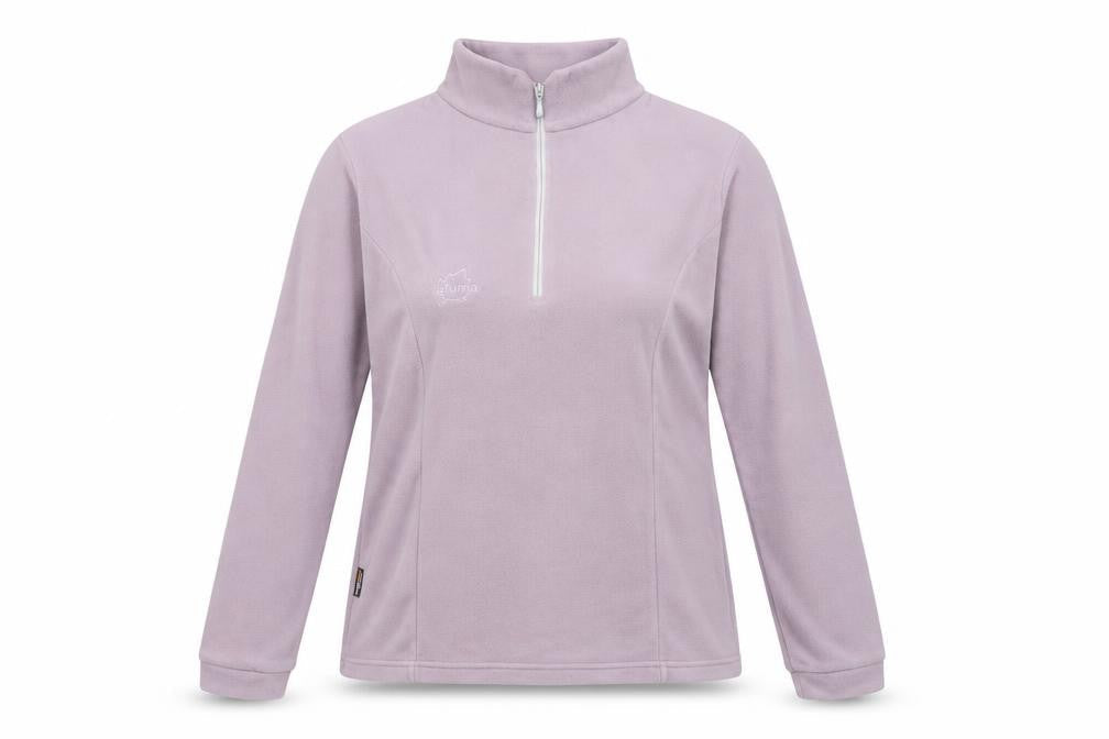 Lafuma Women’s Purple Fleece Sweatshirt Small 1/2 Zip Outdoor