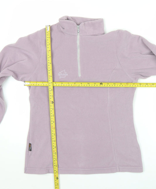 Lafuma Women’s Purple Fleece Sweatshirt Small 1/2 Zip Outdoor