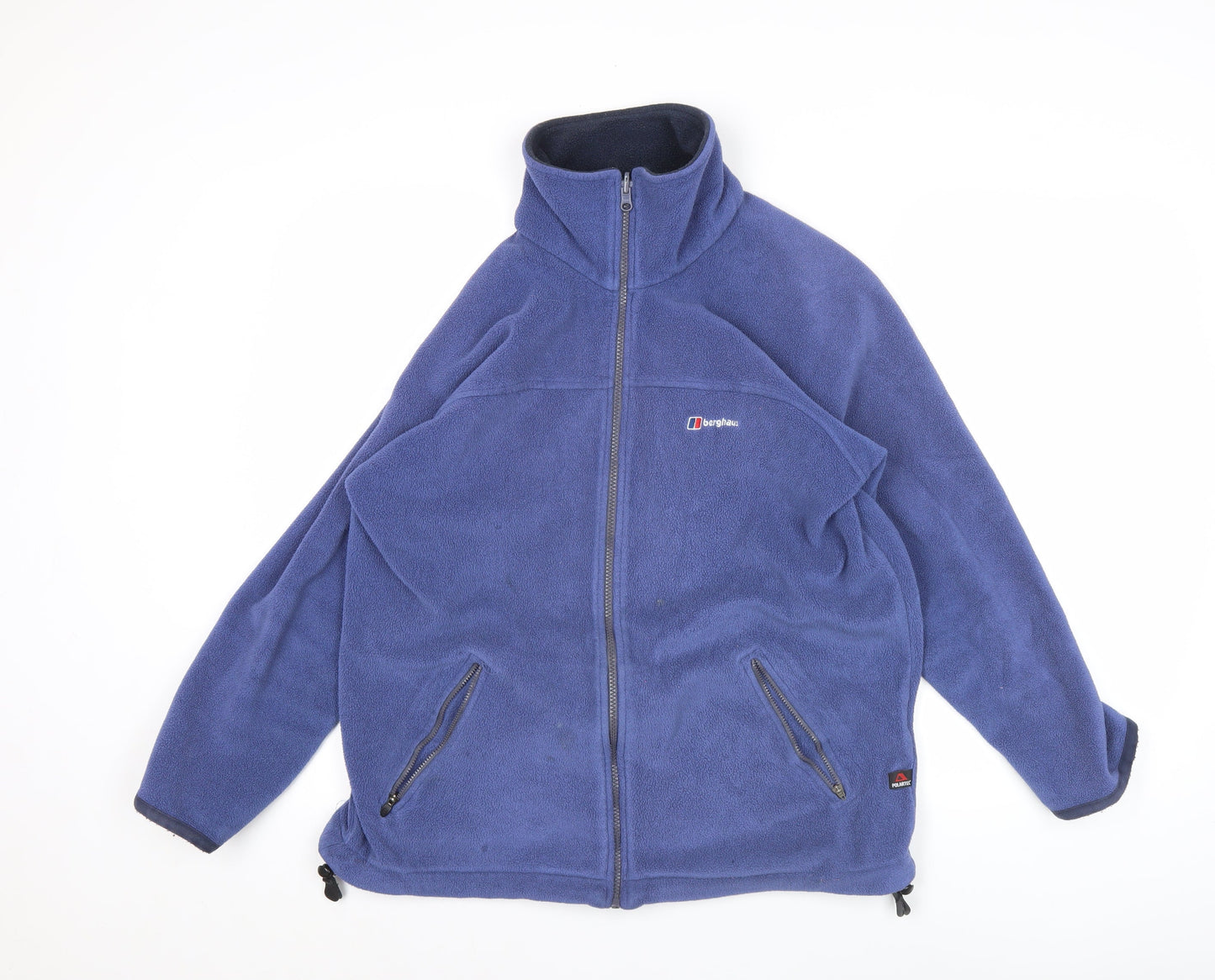Berghaus Womens Blue Fleece Jacket Size 10 Outdoor Full Zip