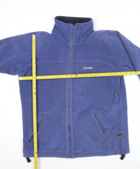 Berghaus Womens Blue Fleece Jacket Size 10 Outdoor Full Zip