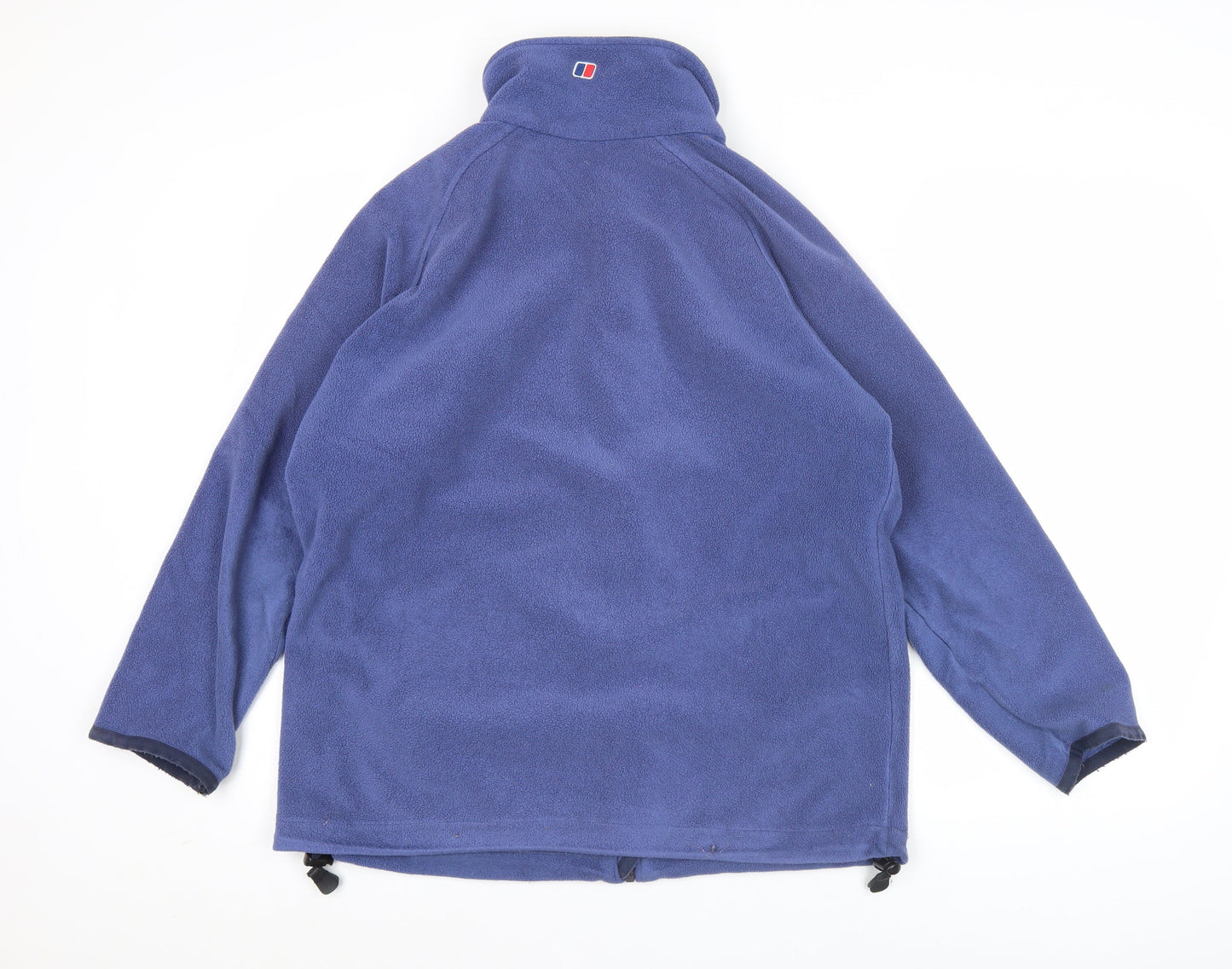 Berghaus Womens Blue Fleece Jacket Size 10 Outdoor Full Zip