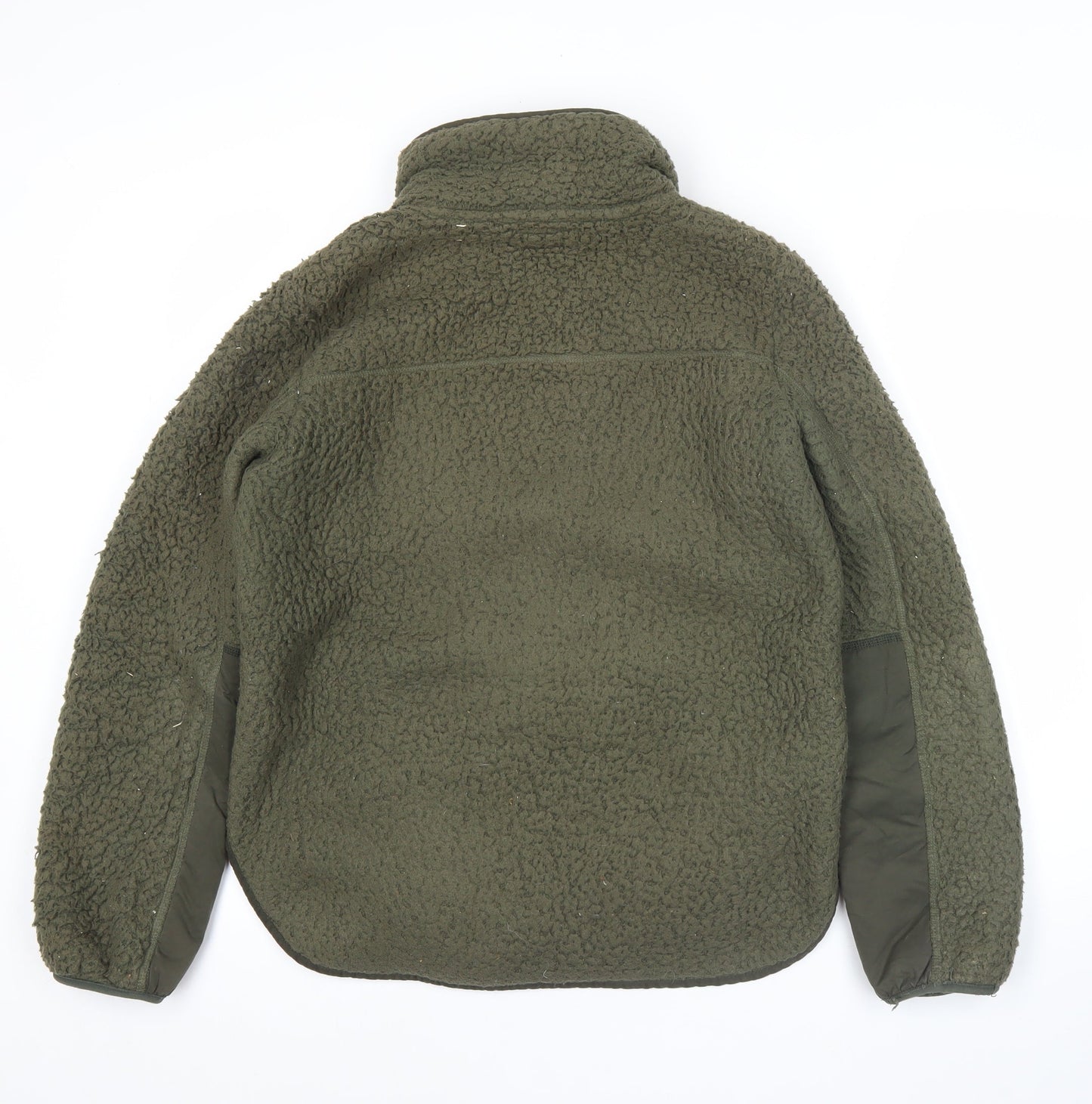 Abercrombie & Fitch Women’s Green Sherpa Fleece Jacket Size S