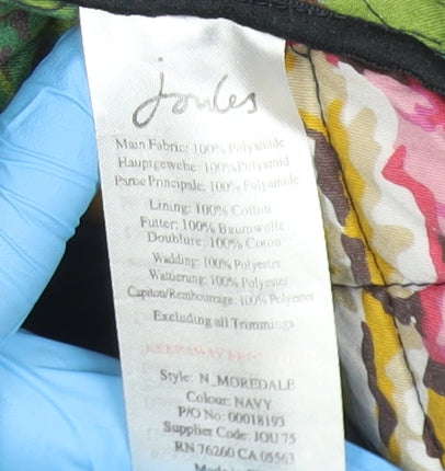 Joules Womens Blue Quilted Mid-Length Jacket Size 8