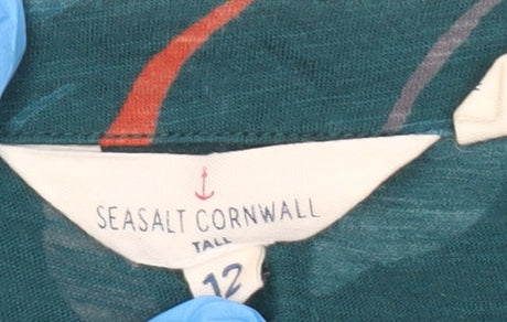 Seasalt Cornwall Women’s Multicoloured Size 12 Tall Shift Knee Length Dress