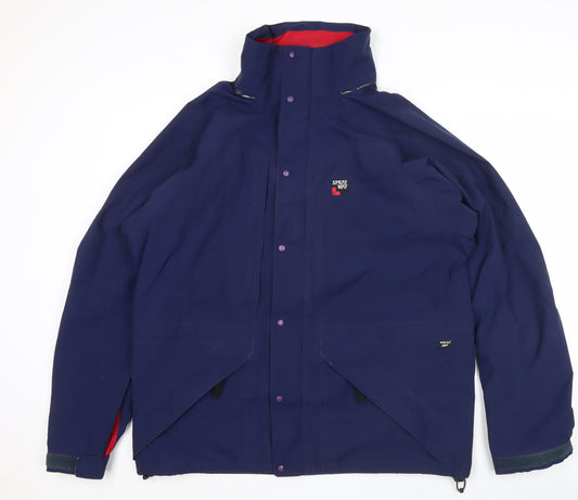 Sprayway Men’s Blue Waterproof Outdoor Jacket L Hiking Rain Coat