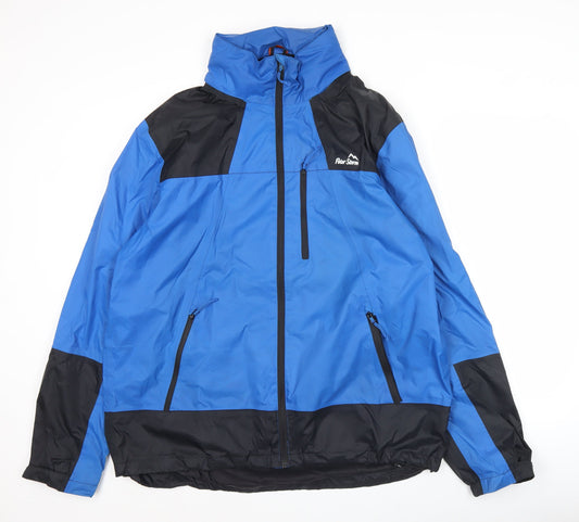 Peter Storm Men's Blue XL Waterproof Windbreaker Jacket