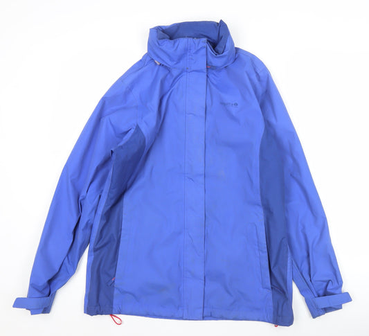Regatta Womens Blue Waterproof Rain Jacket UK 14 Outdoor Coat