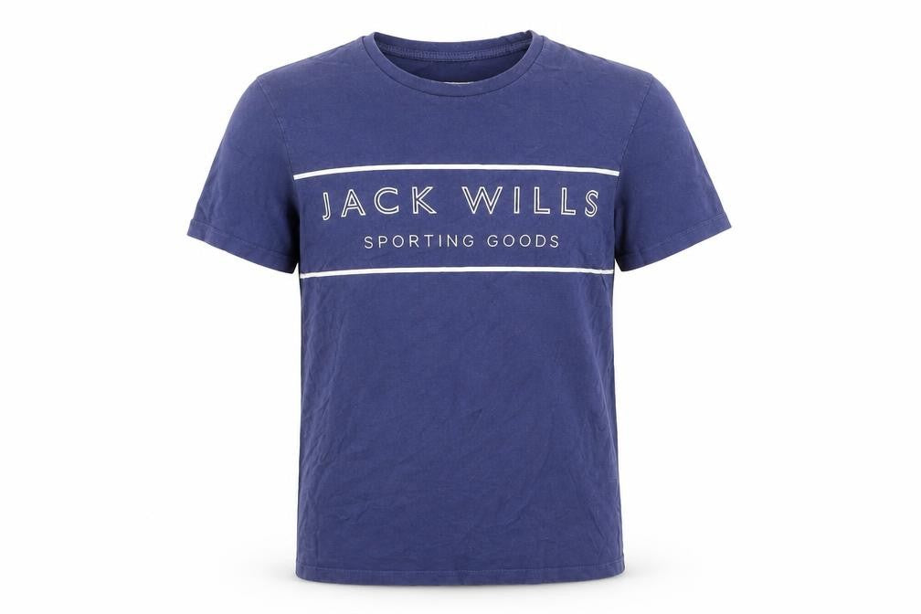 Mens UK Size S Jack Wills Blue  Cotton T-Shirt