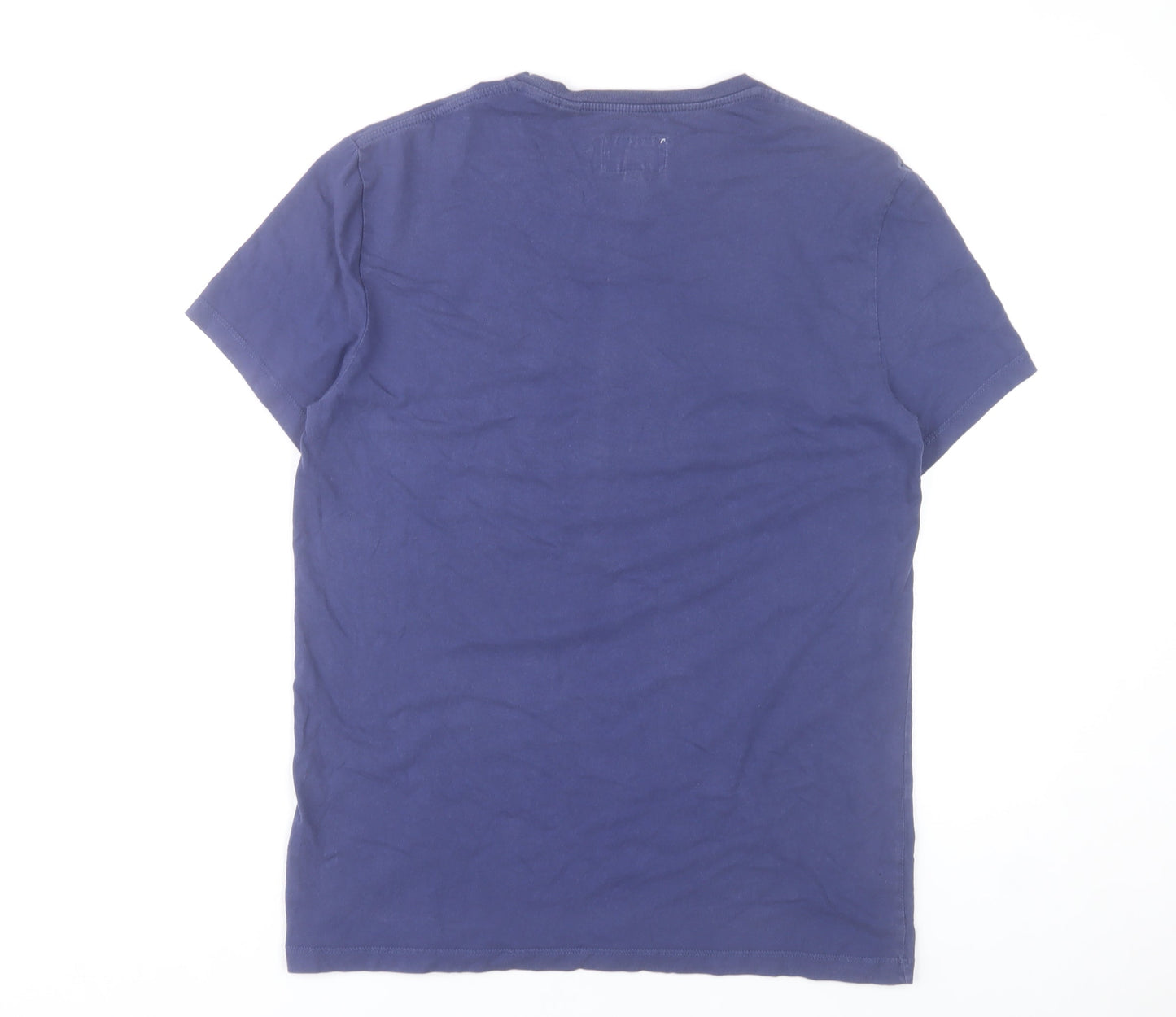 Jack Wills Men’s Blue Small Graphic Logo T-Shirt Cotton