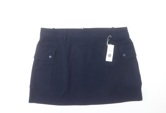 Marks and Spencer Women’s Blue Size 22 Cargo Short Skirt