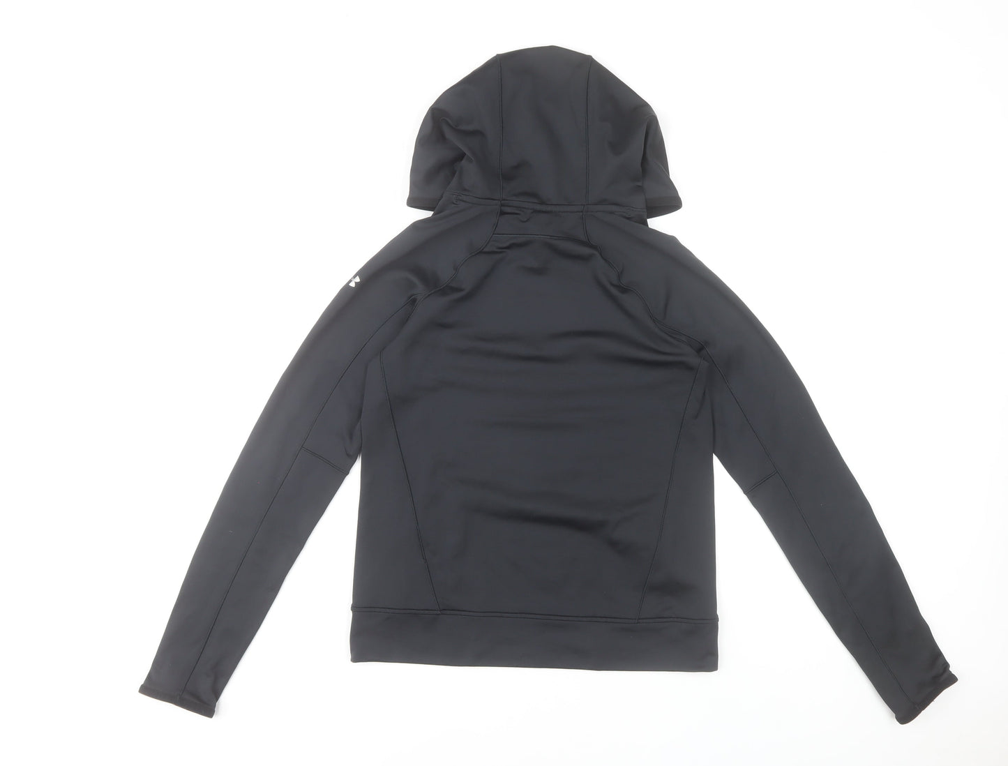 Under Armour Womens Black XS Pullover Hoodie ColdGear Fitted Activewear